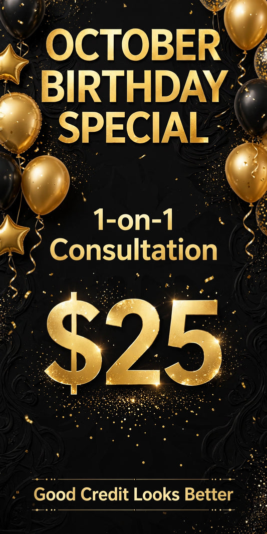 October Birthday Special - 1-on-1 Consultation, $25